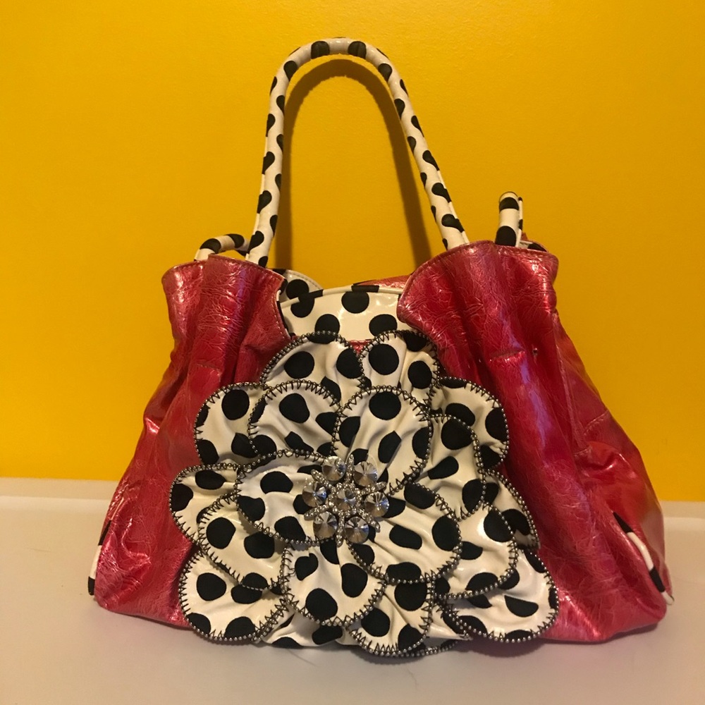 Zipper flower purse